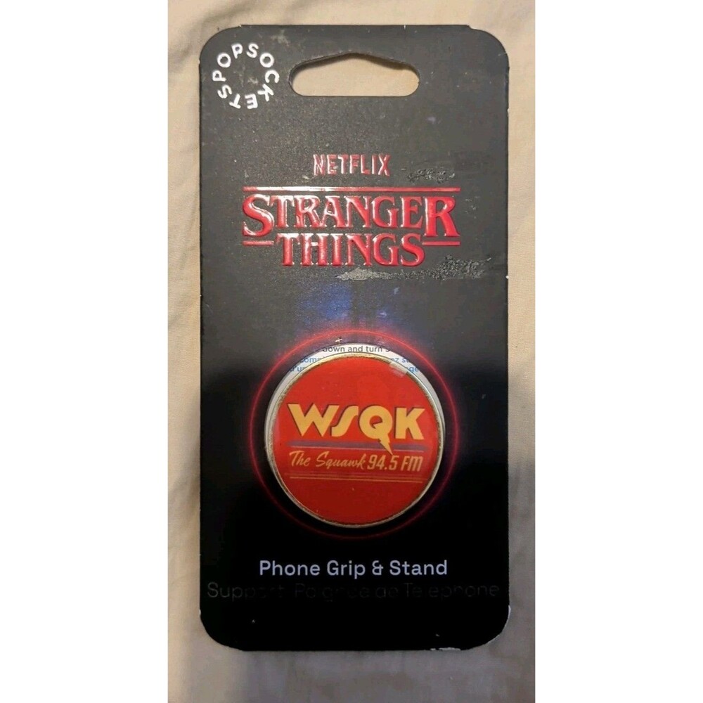Netflix Stranger Things WSQK The Squawk 94.5 Popsocket Phone Grip & Stand